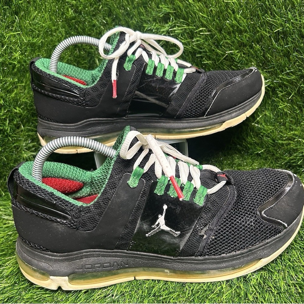 Jordan Trunner LX 11 Mens 10.5 Black White Pine Green Training Shoes 472606-007